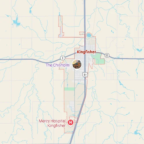 County map showing specific property search boundaries.